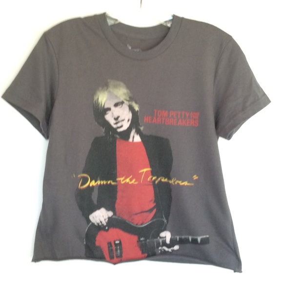 Tom Petty Damn The Torpedos Crop T shirt - Picture 2 of 2